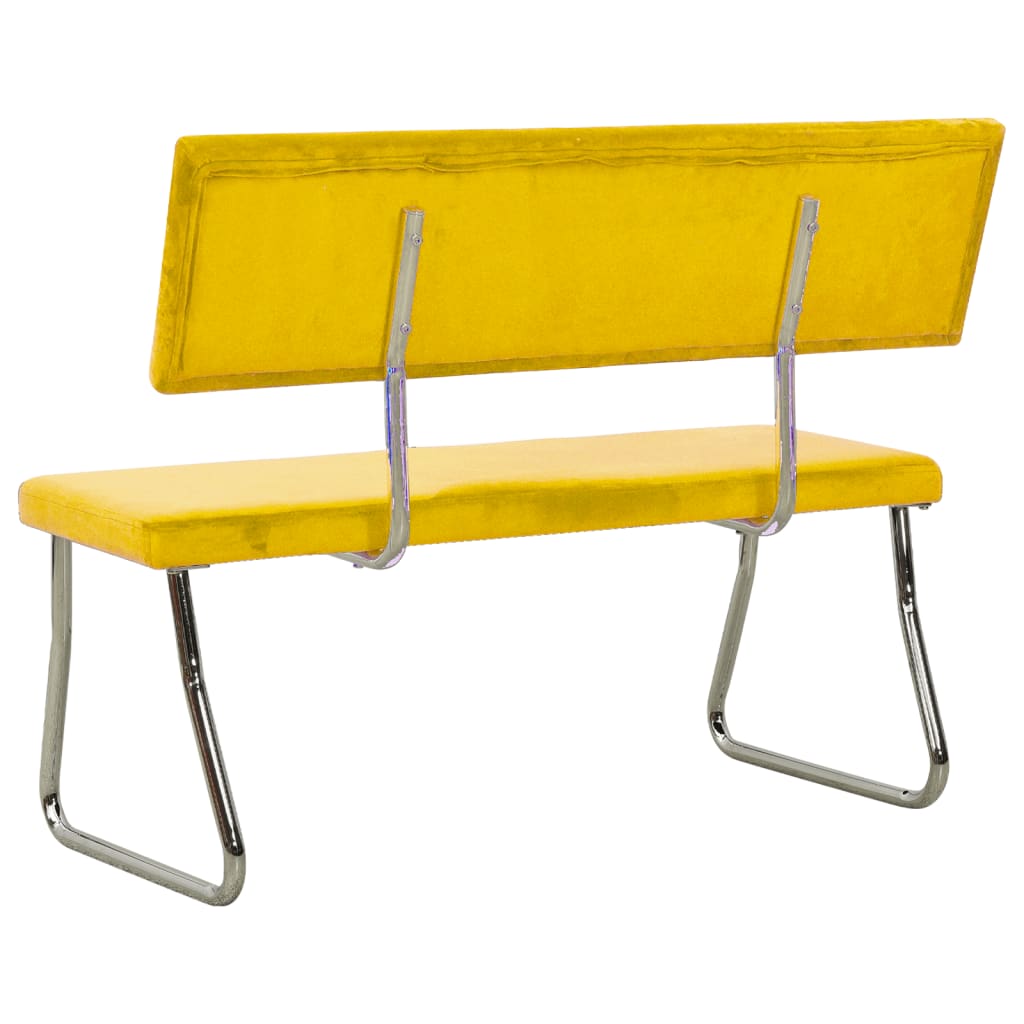 Banc 110 cm velours vert clair