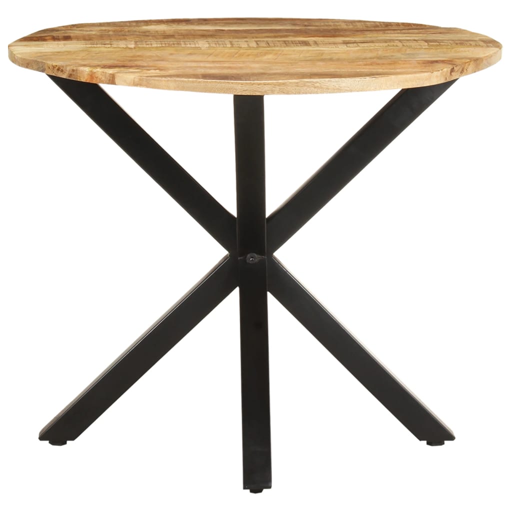 Table d'appoint 68x68x56 cm en bois de manguier massif