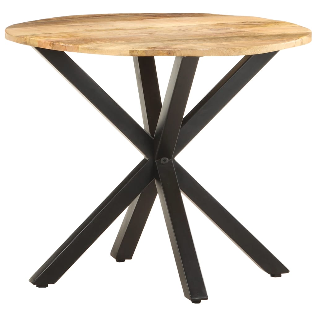 Table d'appoint 68x68x56 cm en bois de manguier massif