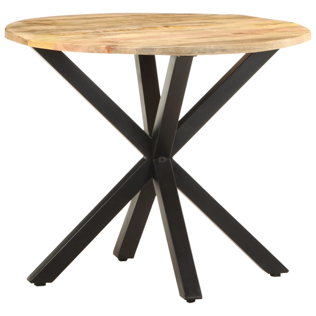 Table d'appoint 68x68x56 cm en bois de manguier massif