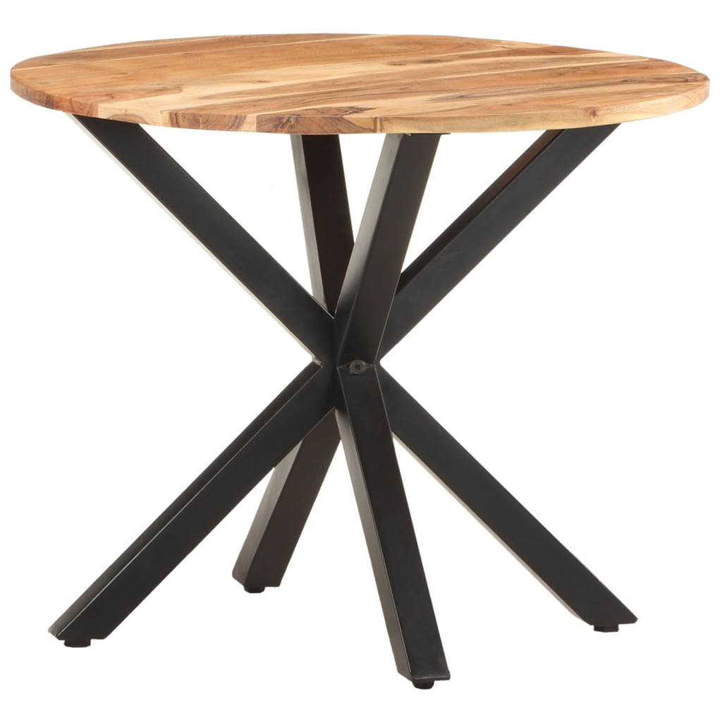 Table d'appoint 68x68x56 cm en bois de manguier massif