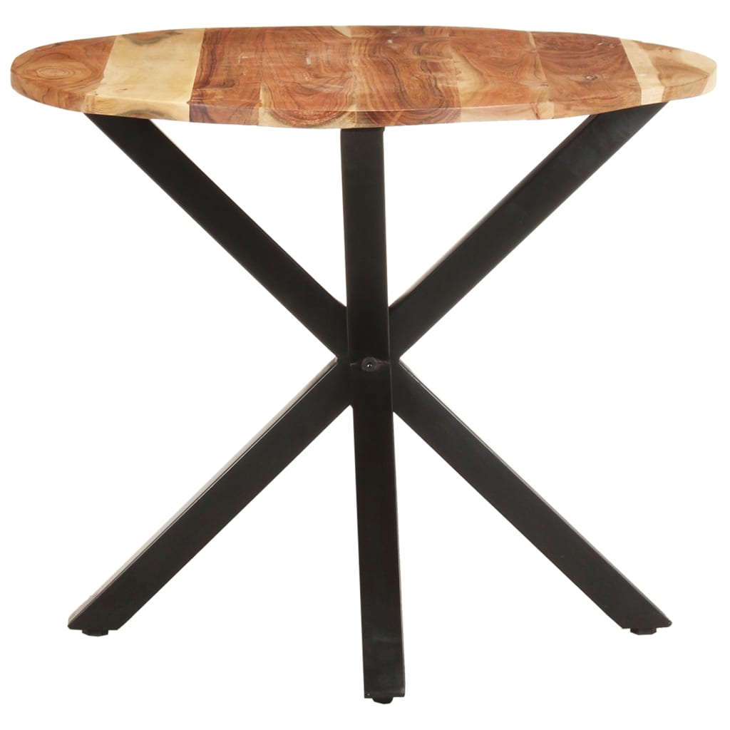 Table d'appoint 68x68x56 cm en bois de manguier massif