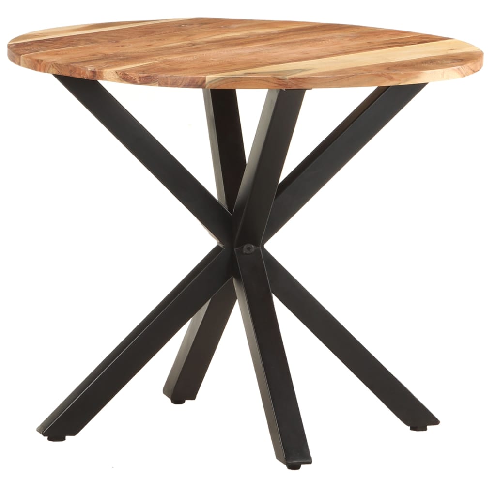 Table d'appoint 68x68x56 cm en bois de manguier massif