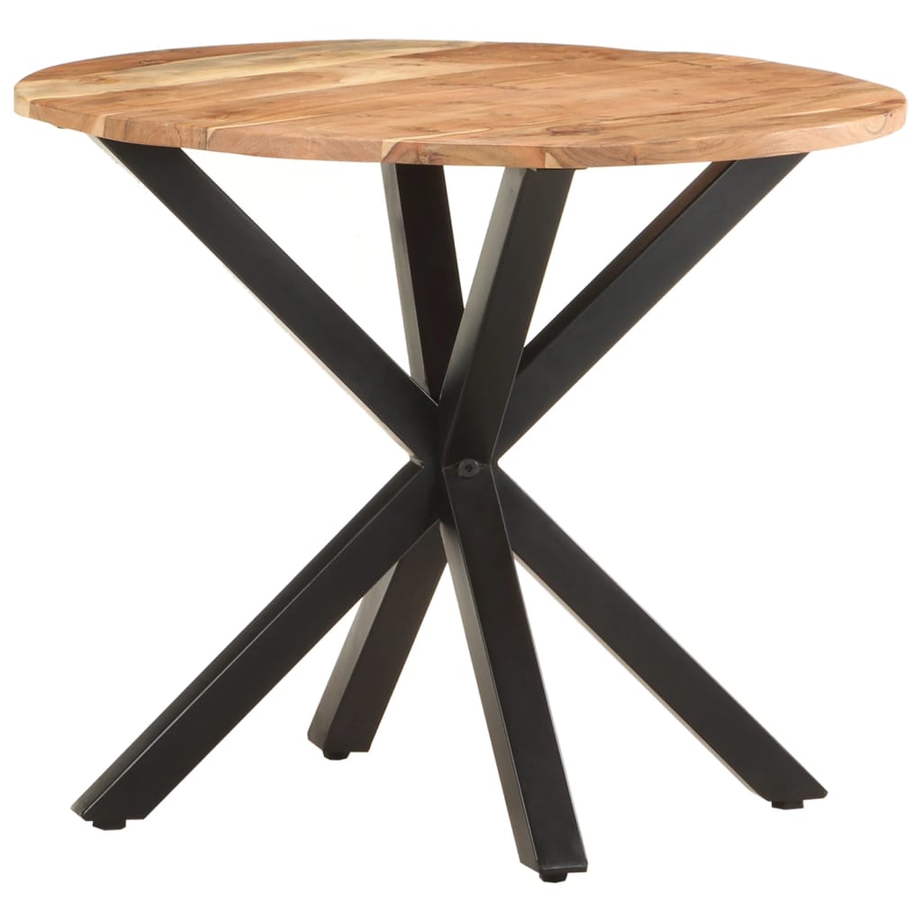 Table d'appoint 68x68x56 cm en bois de manguier massif