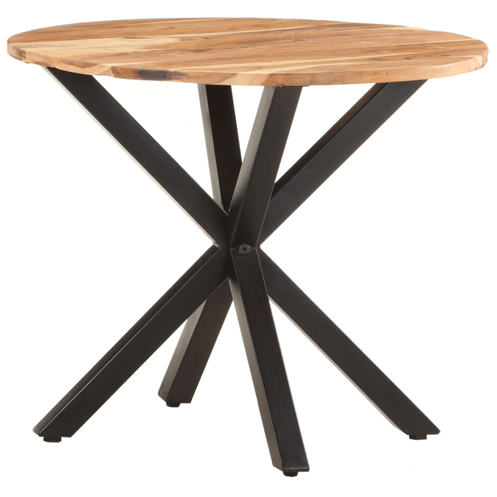 Table d'appoint 68x68x56 cm en bois de manguier massif