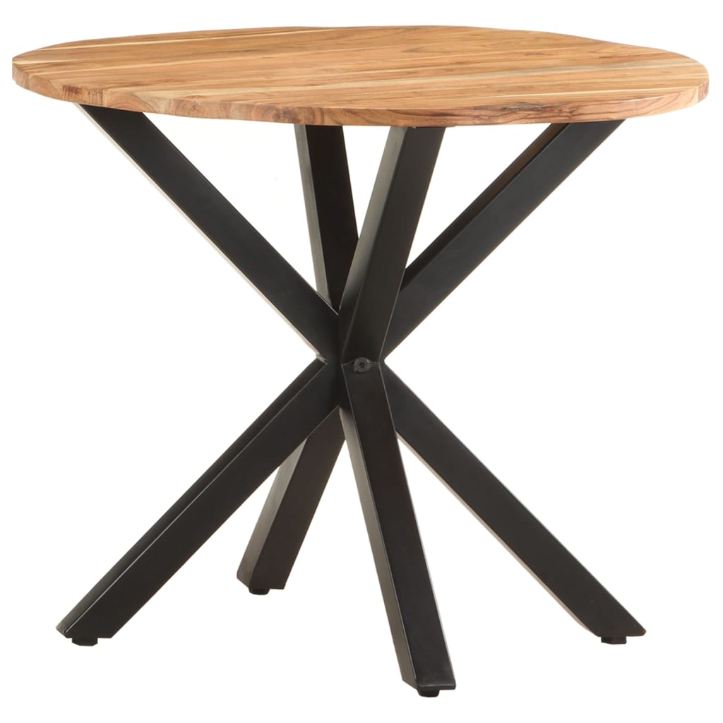 Table d'appoint 68x68x56 cm en bois de manguier massif