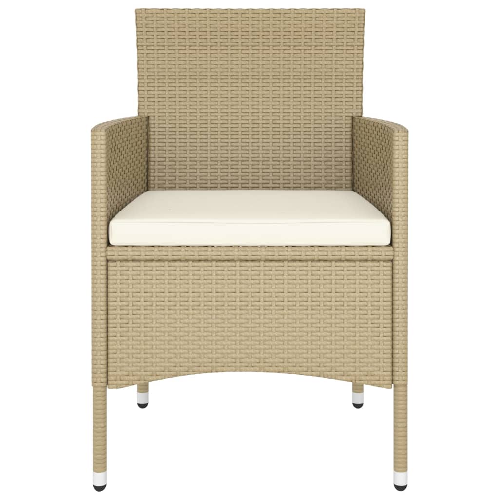 5-delige Loungeset poly rattan