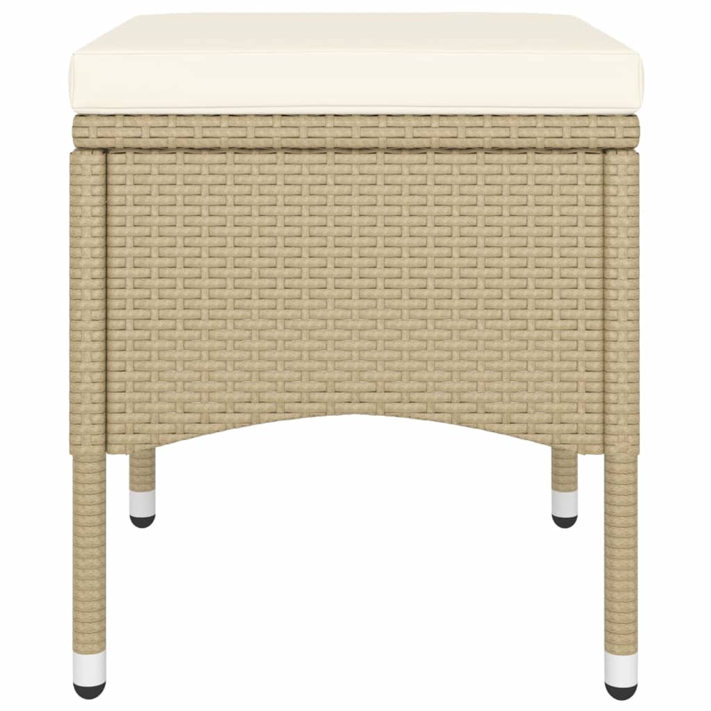 5-delige Loungeset poly rattan