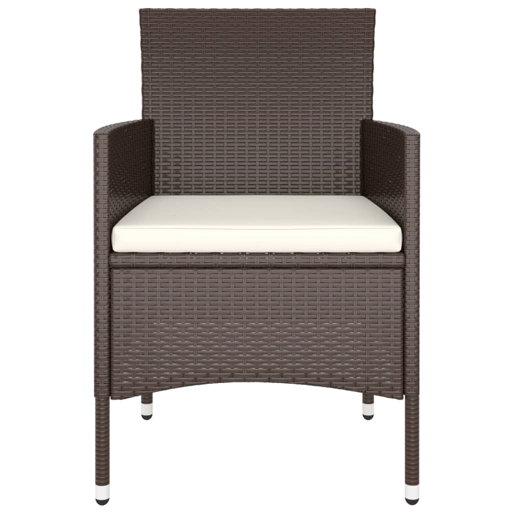 5-delige Loungeset poly rattan