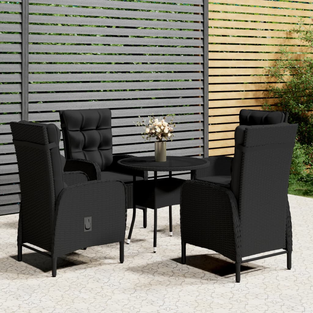 3-delige Bistroset poly rattan