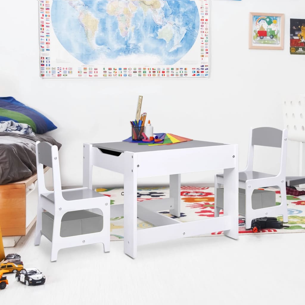 Table enfant avec 2 chaises MDF