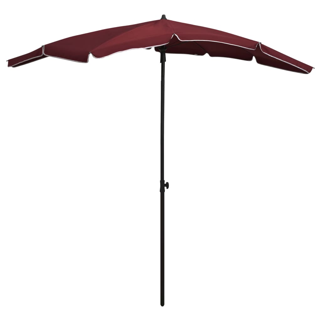 Parasol met paal 200x130 cm