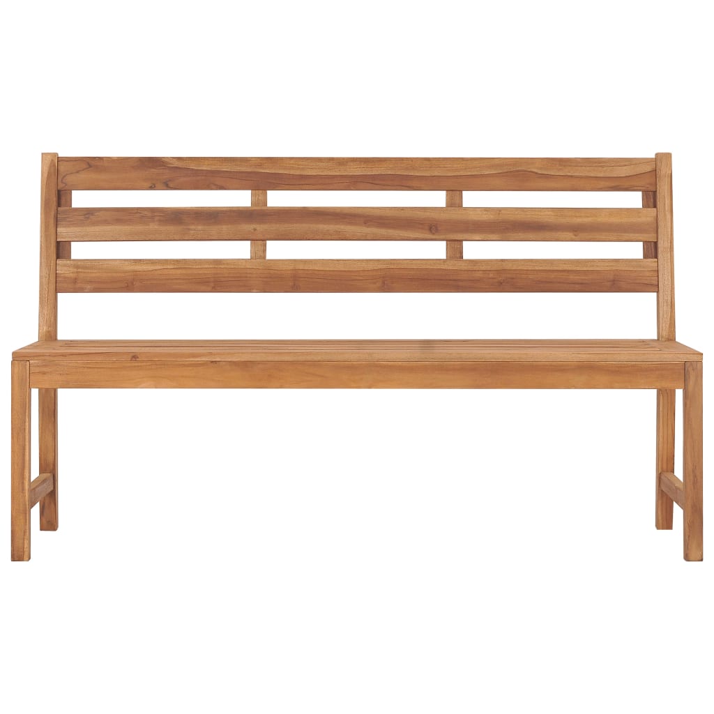 Banc de jardin 150 cm en teck massif