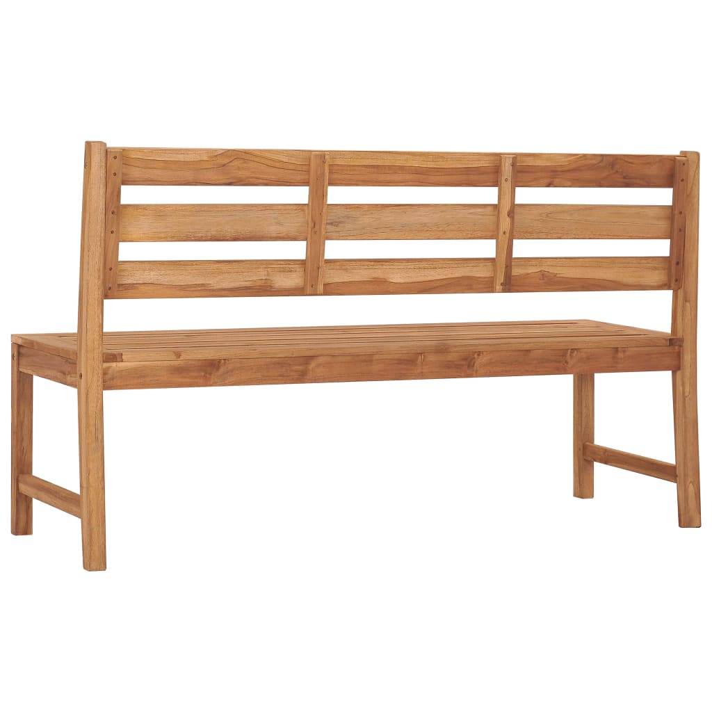 Banc de jardin 150 cm en teck massif