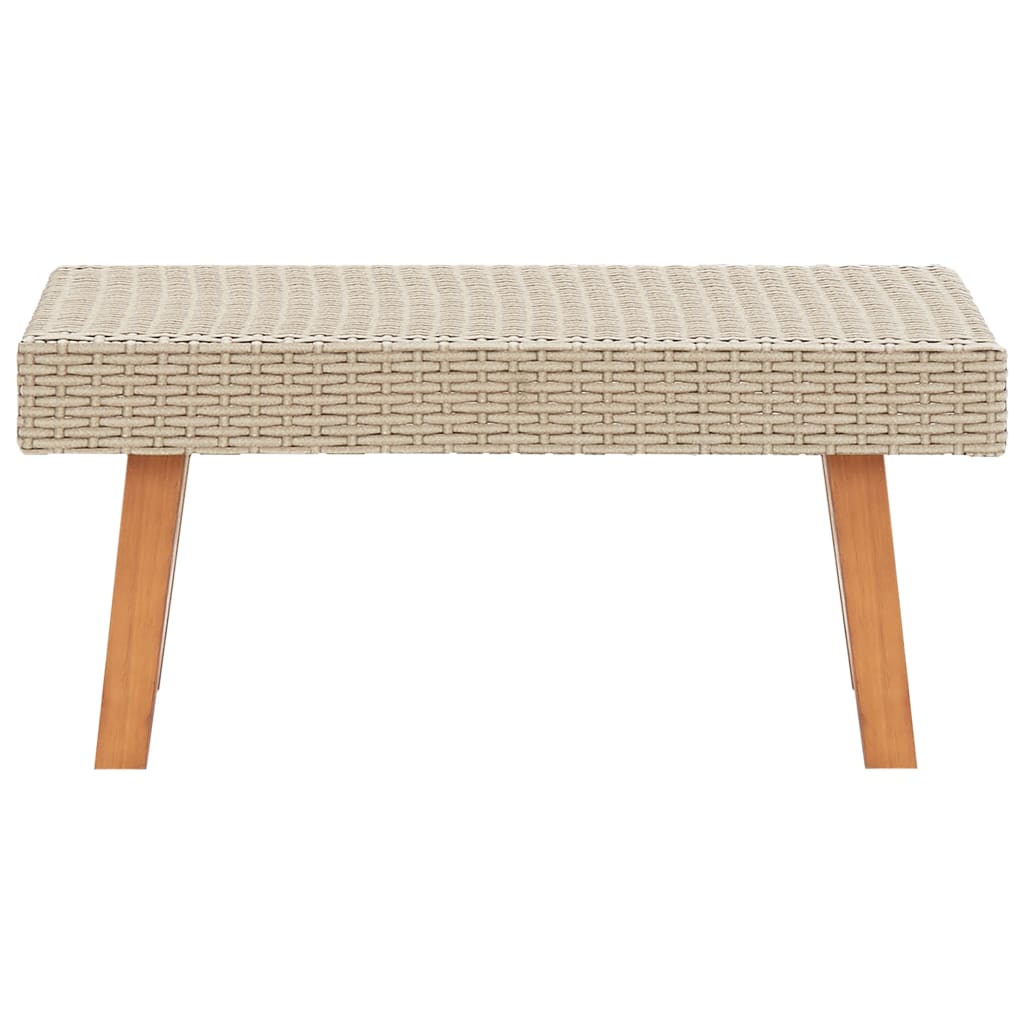 2-delige Loungeset met kussens poly rattan