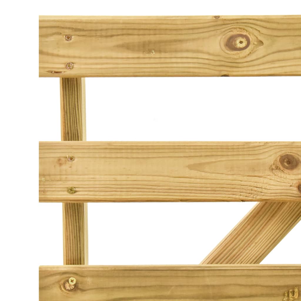 Banc de jardin 120 cm en bois de pin imprégné