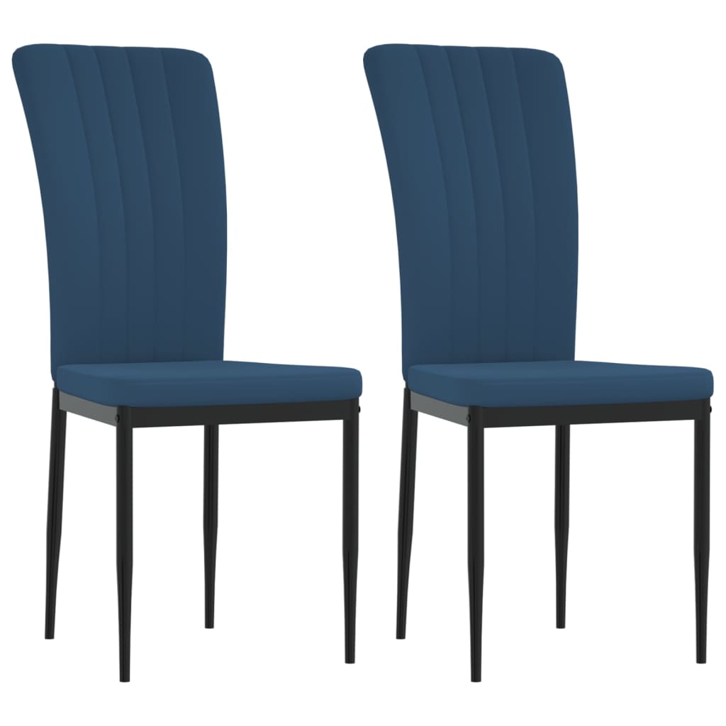 Chaises de salle à manger 4 pcs velours couleur crème