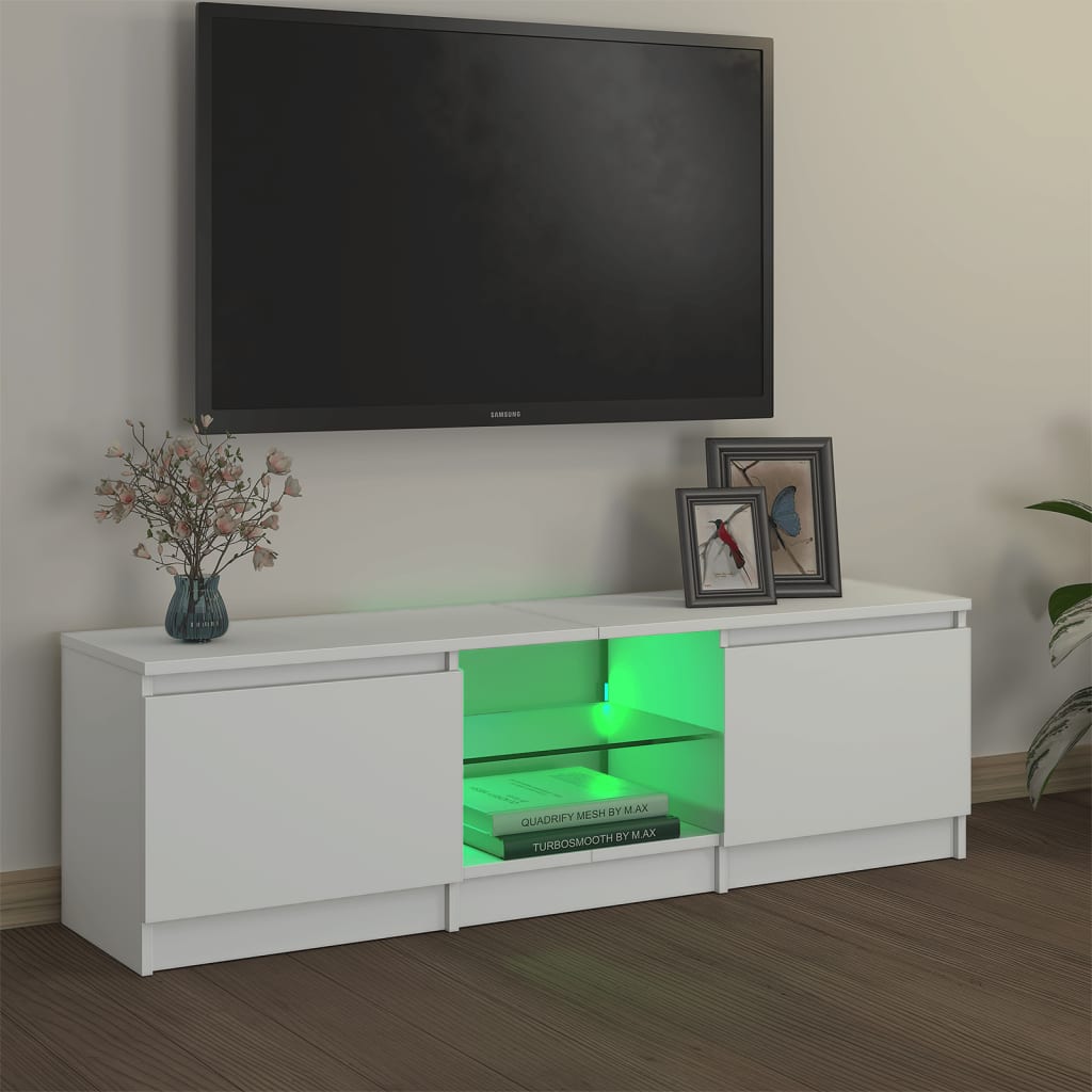 Tv-meubel met LED-verlichting 120x30x35,5 cm