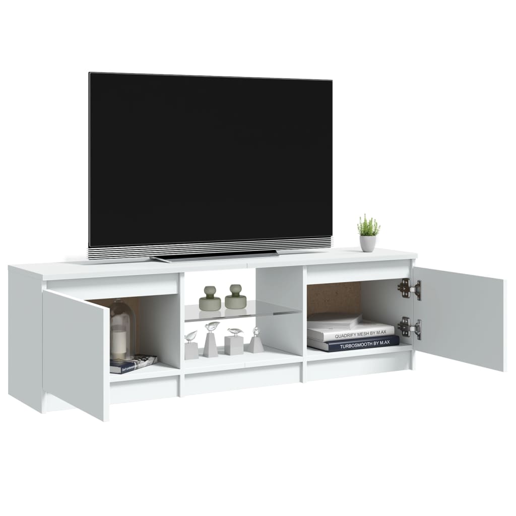 Tv-meubel met LED-verlichting 120x30x35,5 cm