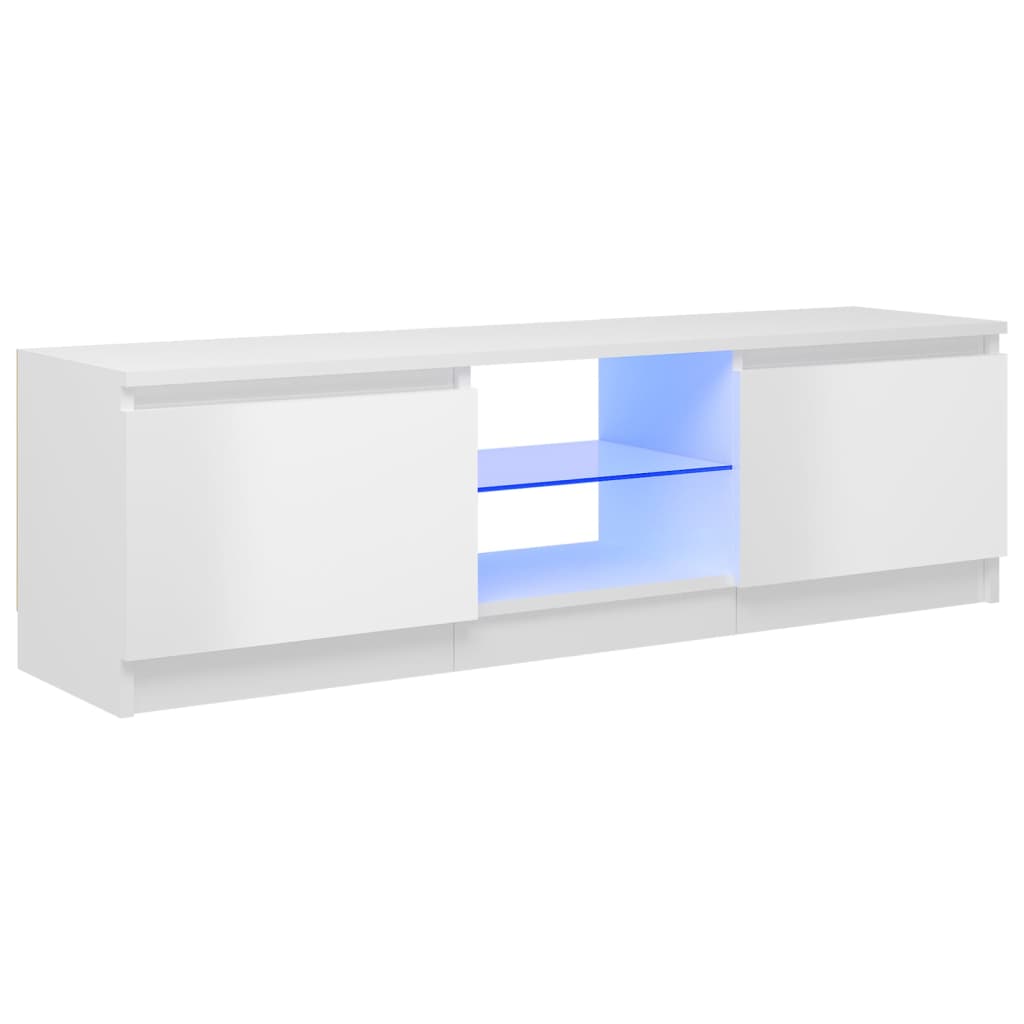 Tv-meubel met LED-verlichting 120x30x35,5 cm