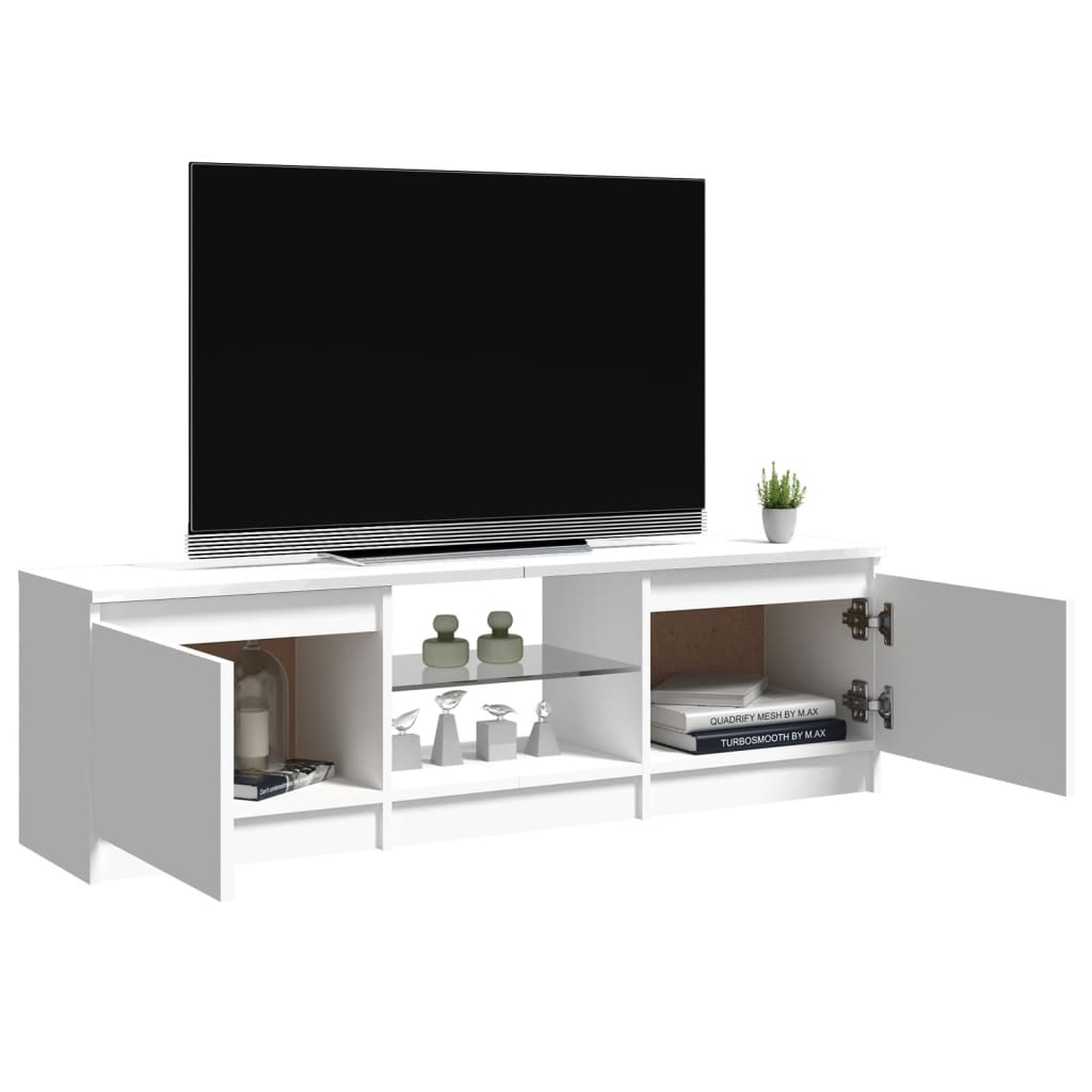 Tv-meubel met LED-verlichting 120x30x35,5 cm