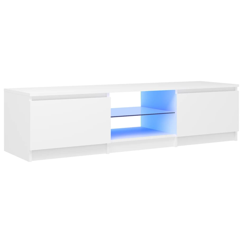 Tv-meubel met LED-verlichting 120x30x35,5 cm