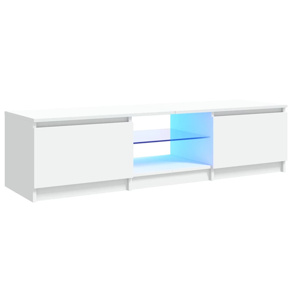 Tv-meubel met LED-verlichting 120x30x35,5 cm