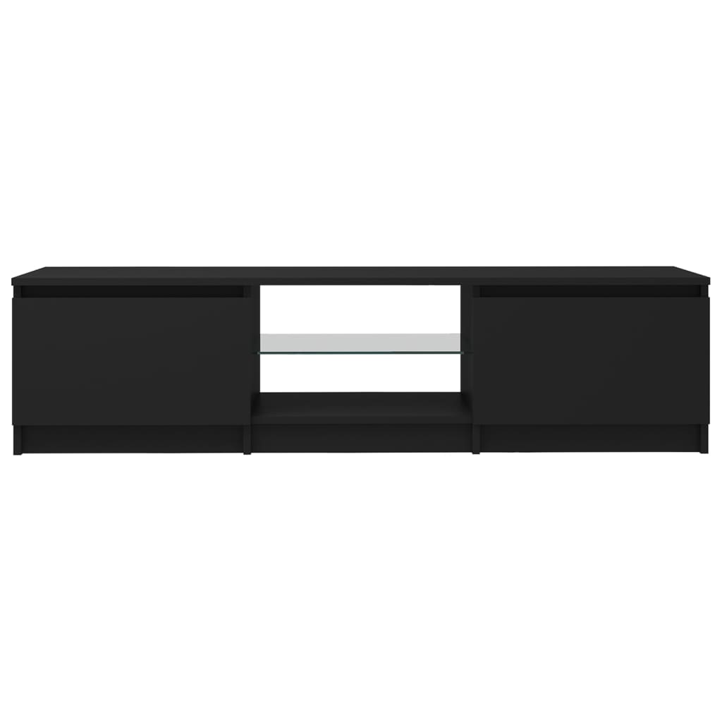 Tv-meubel met LED-verlichting 120x30x35,5 cm