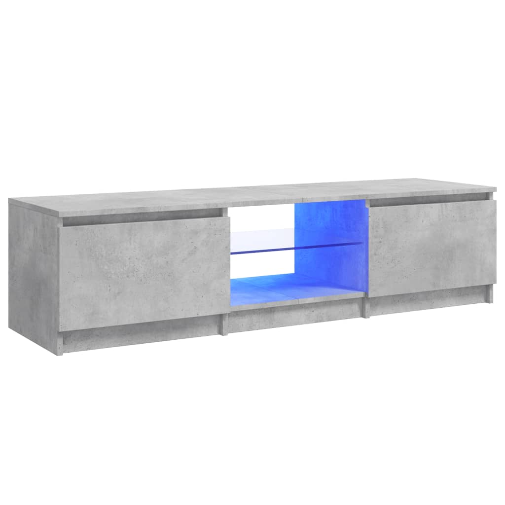 Tv-meubel met LED-verlichting 120x30x35,5 cm