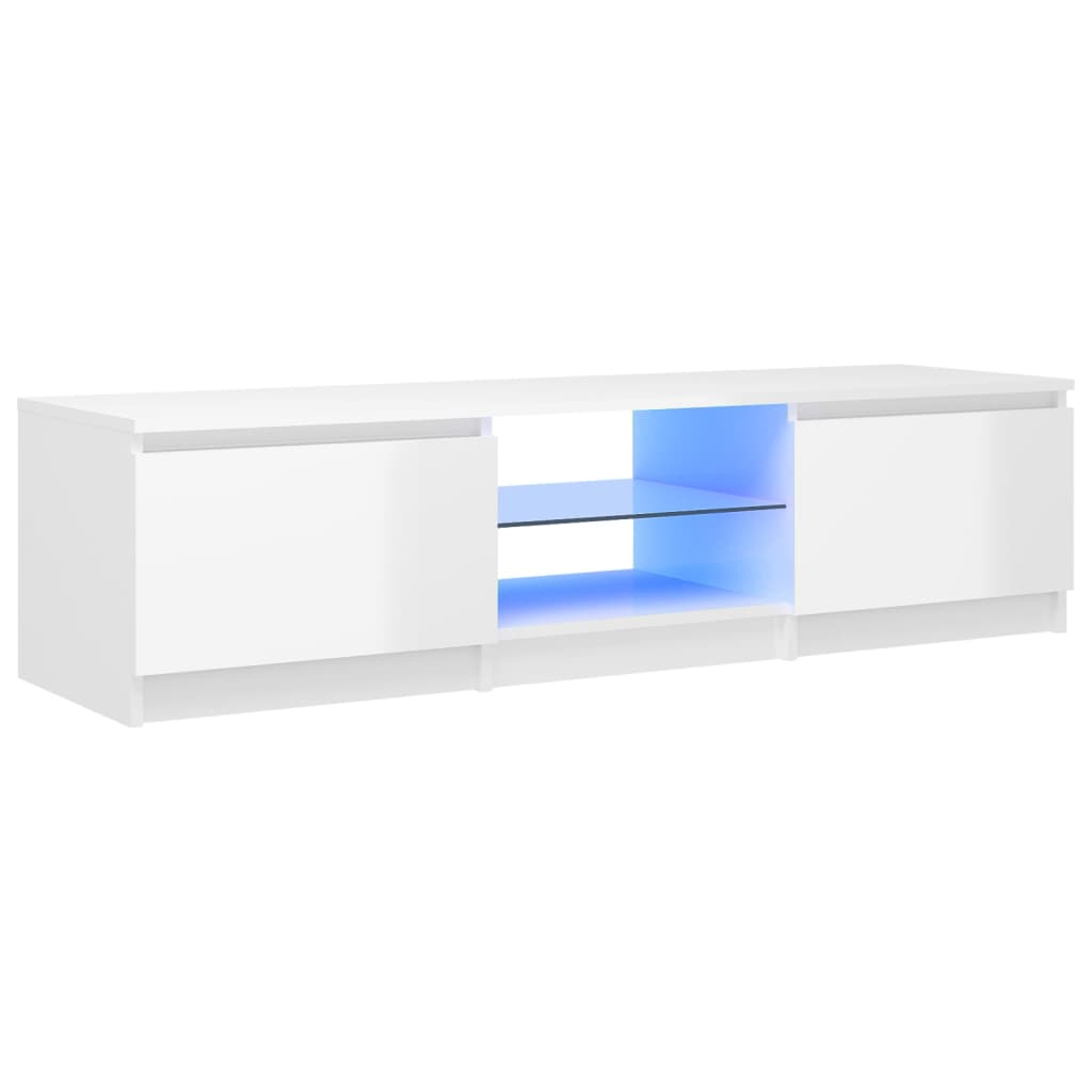 Tv-meubel met LED-verlichting 120x30x35,5 cm