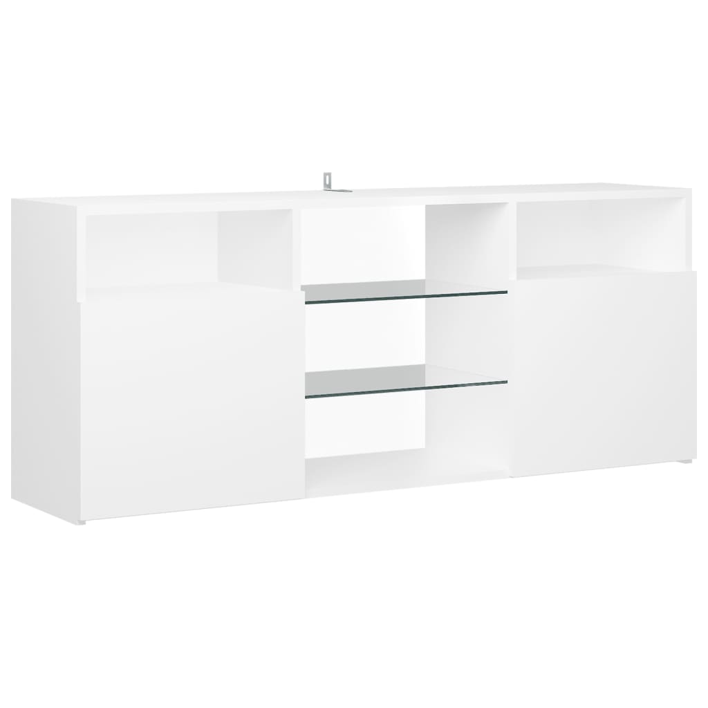 Tv-meubel met LED-verlichting 120x30x50 cm