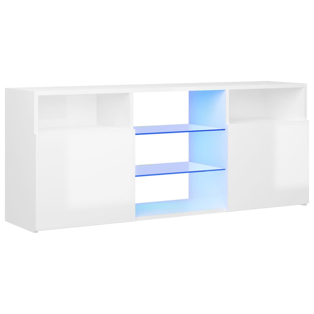 Tv-meubel met LED-verlichting 120x30x50 cm