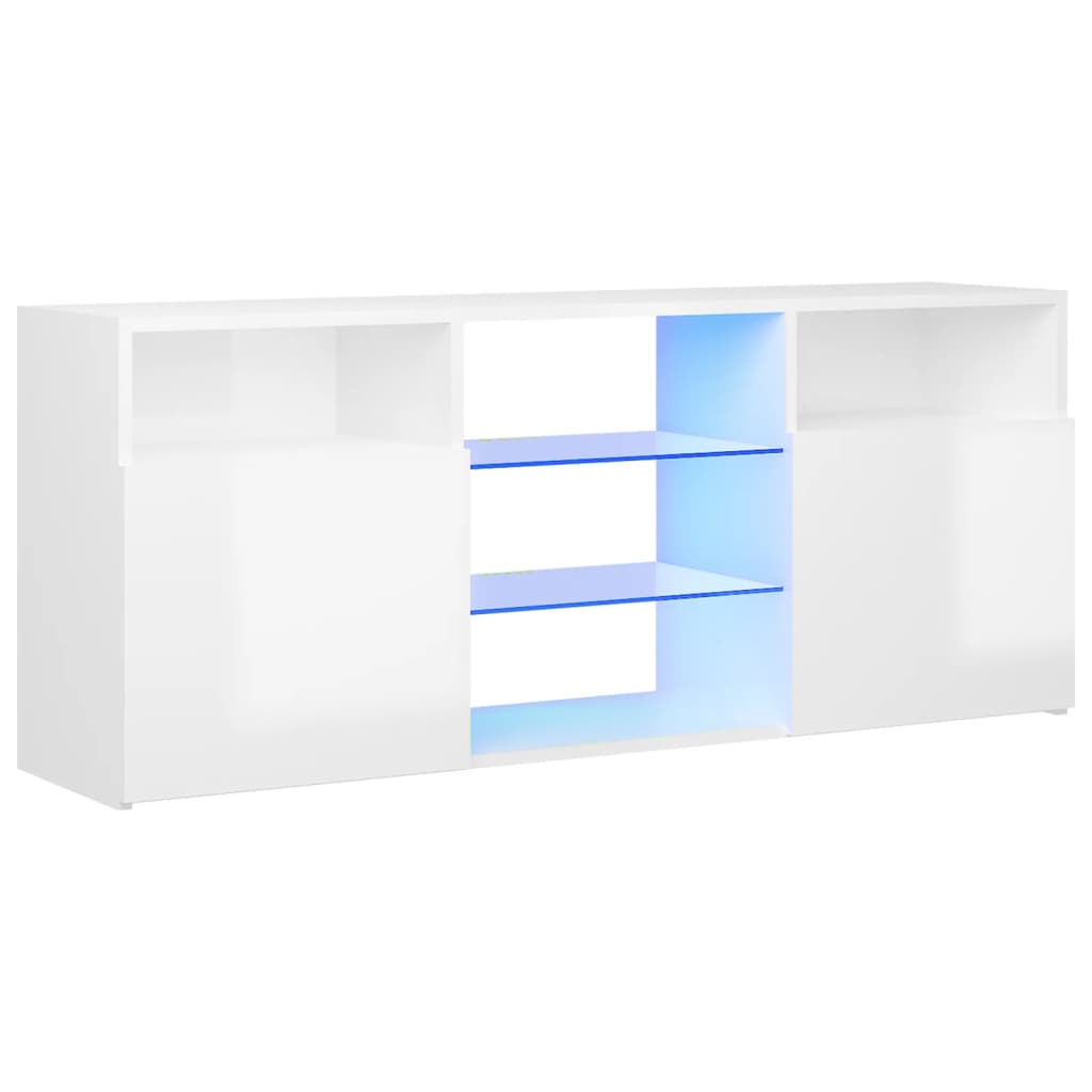 Tv-meubel met LED-verlichting 120x30x50 cm