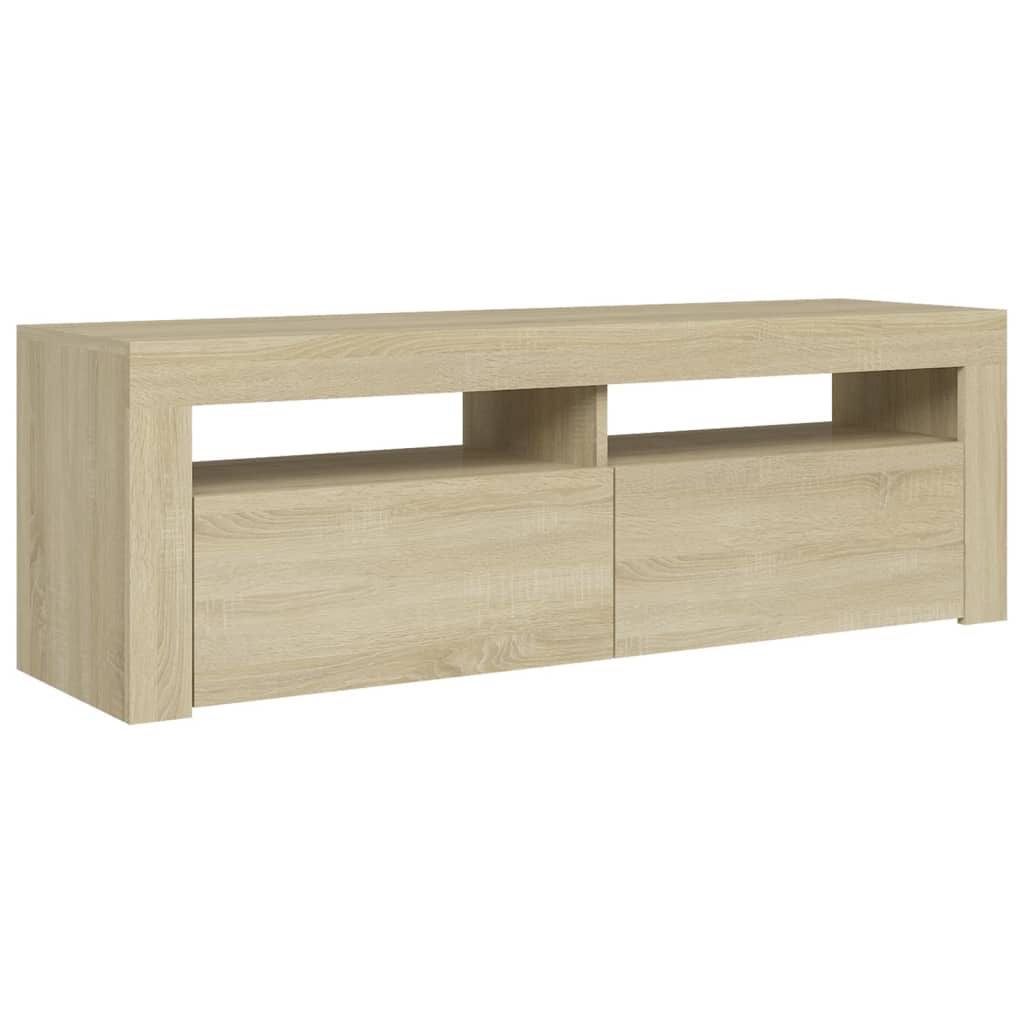 Tv-meubel met LED-verlichting 120x35x40 cm