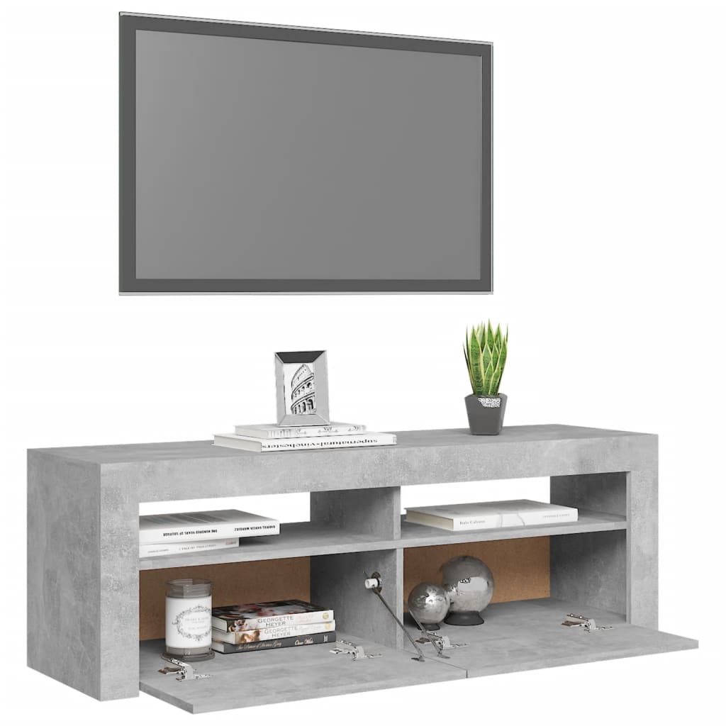 Tv-meubel met LED-verlichting 120x35x40 cm