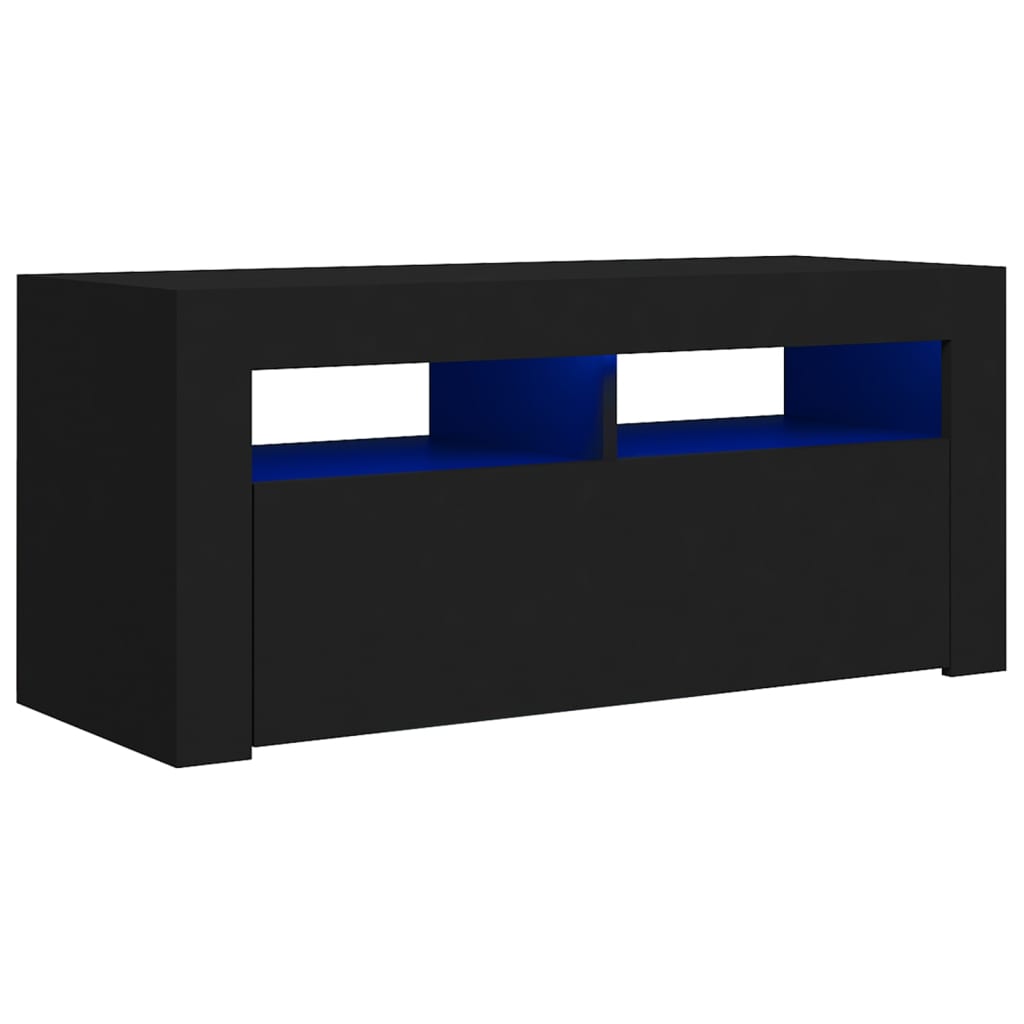 Tv-meubel met LED-verlichting 90x35x40 cm