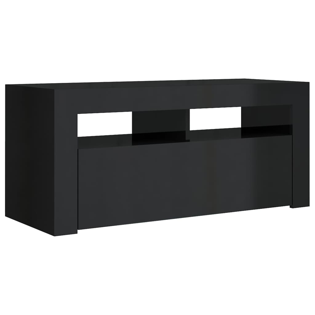 Tv-meubel met LED-verlichting 90x35x40 cm