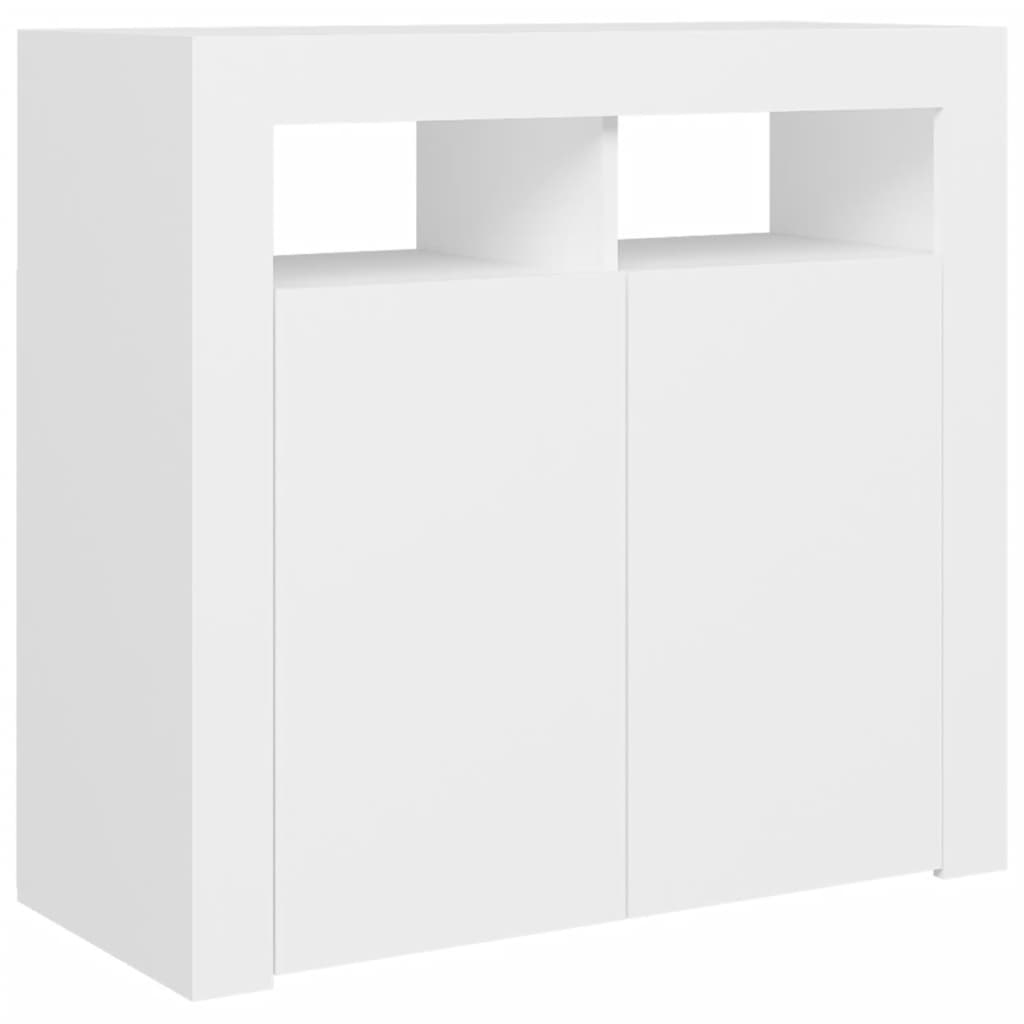 Dressoir met LED-verlichting 115,5x30x75 cm