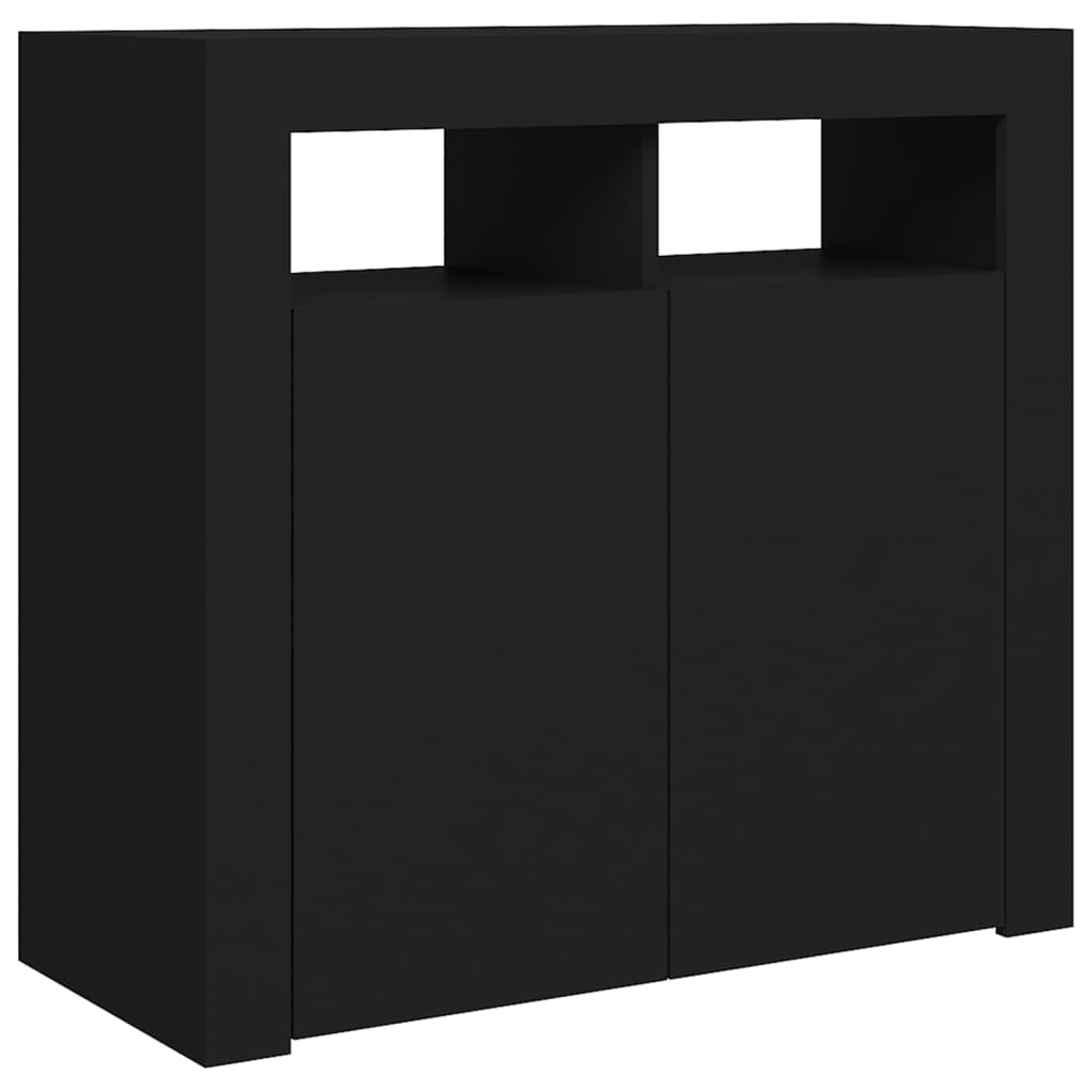 Dressoir met LED-verlichting 115,5x30x75 cm