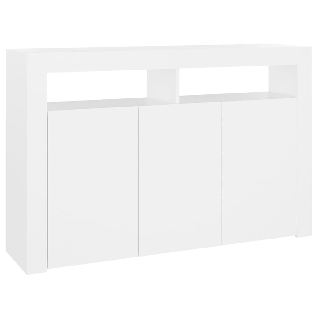 Dressoir met LED-verlichting 115,5x30x75 cm