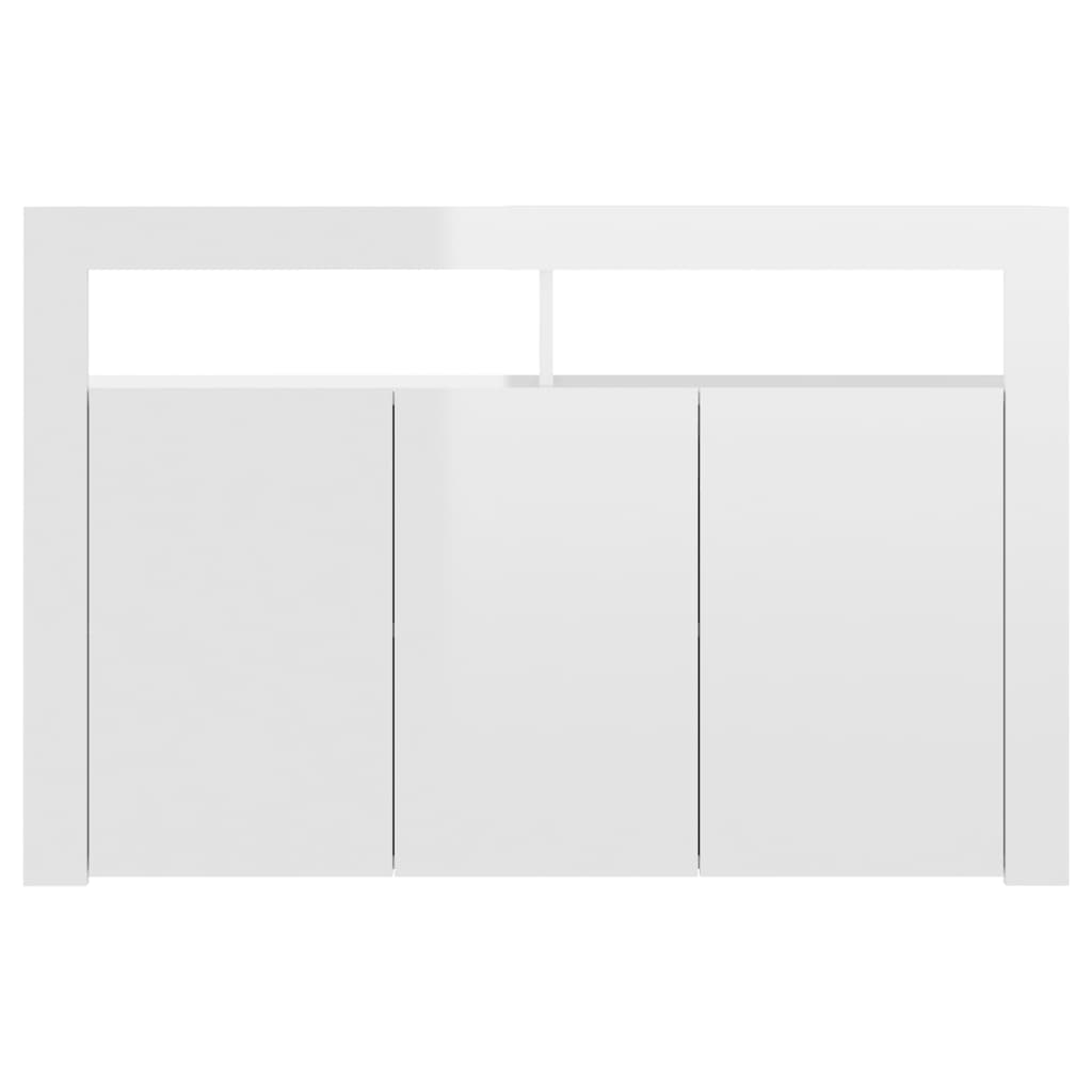 Dressoir met LED-verlichting 115,5x30x75 cm