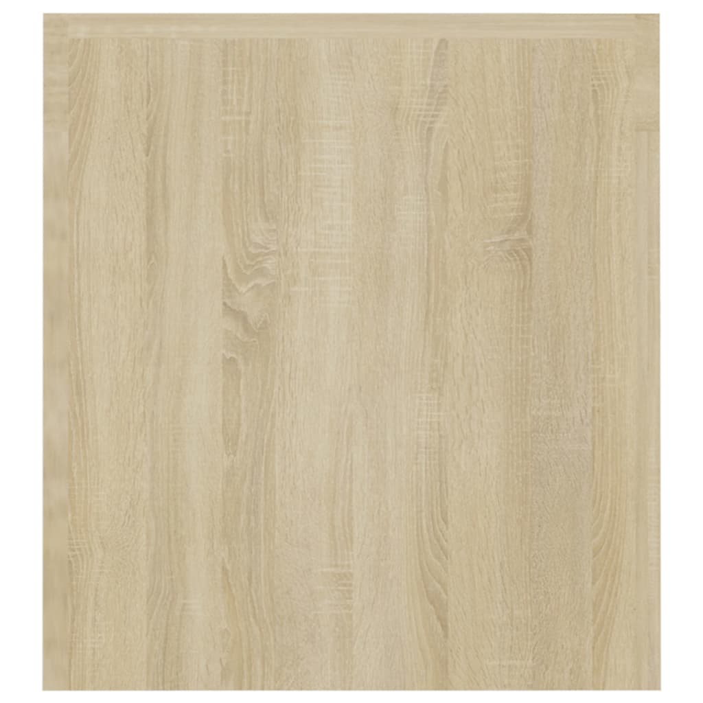 Tv-meubel met LED 120x36,5x40 cm bewerkt hout oud hout