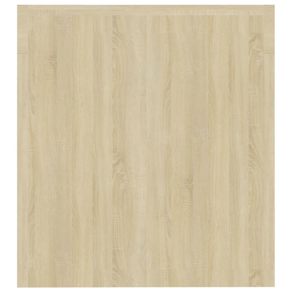 Tv-meubel met LED 140x36,5x40 cm bewerkt hout oud hout