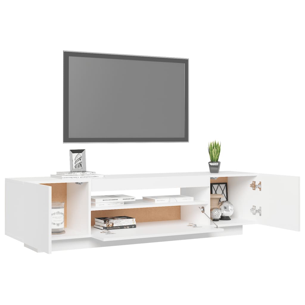 Tv-meubel met LED-verlichting 160x35x40 cm