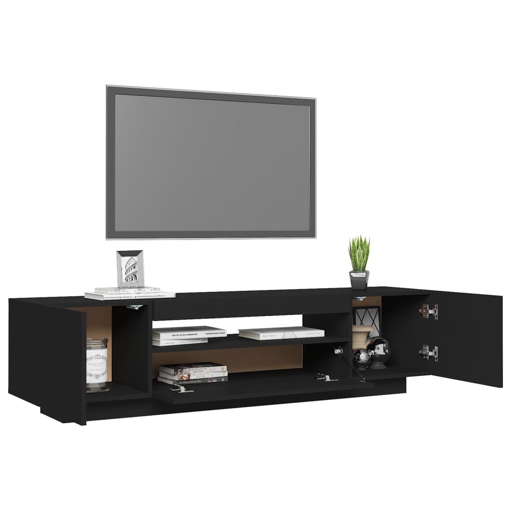 Tv-meubel met LED-verlichting 160x35x40 cm