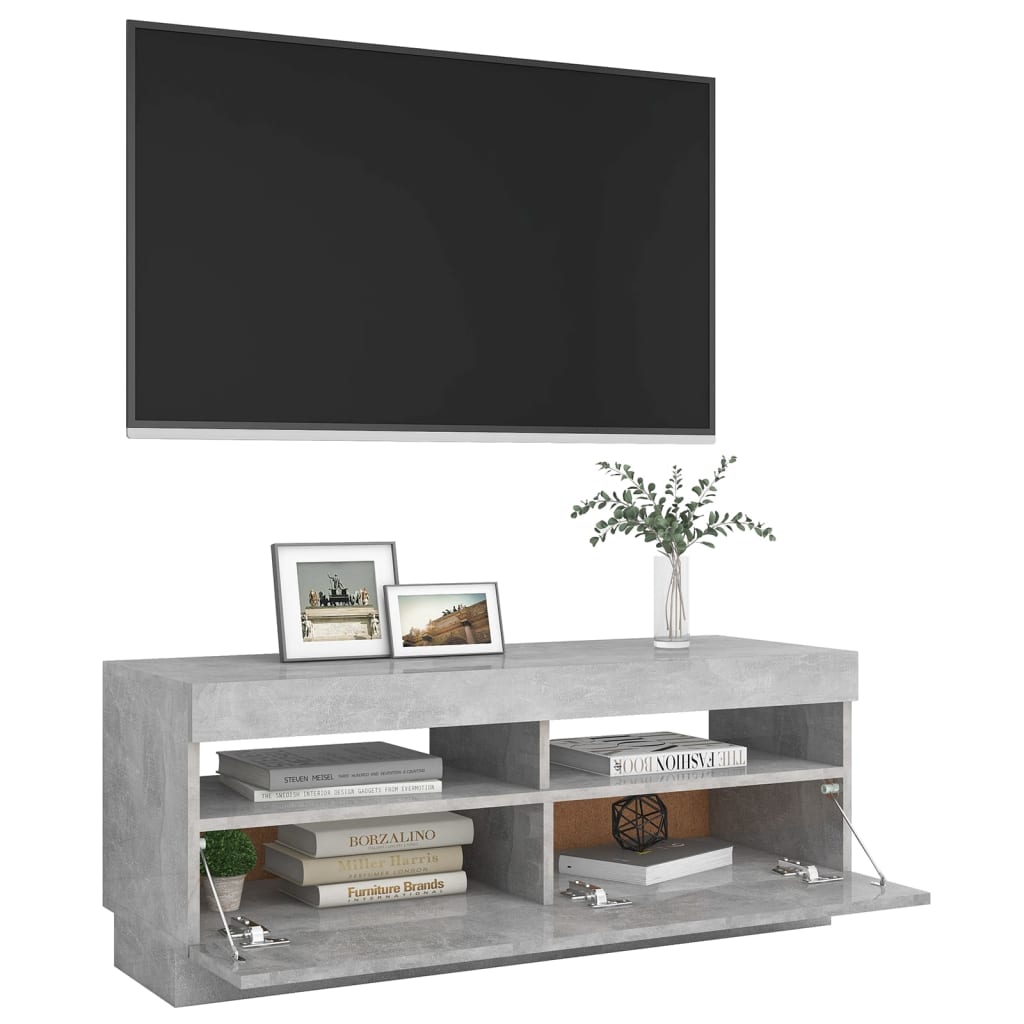 Tv-meubel met LED-verlichting 100x35x40 cm