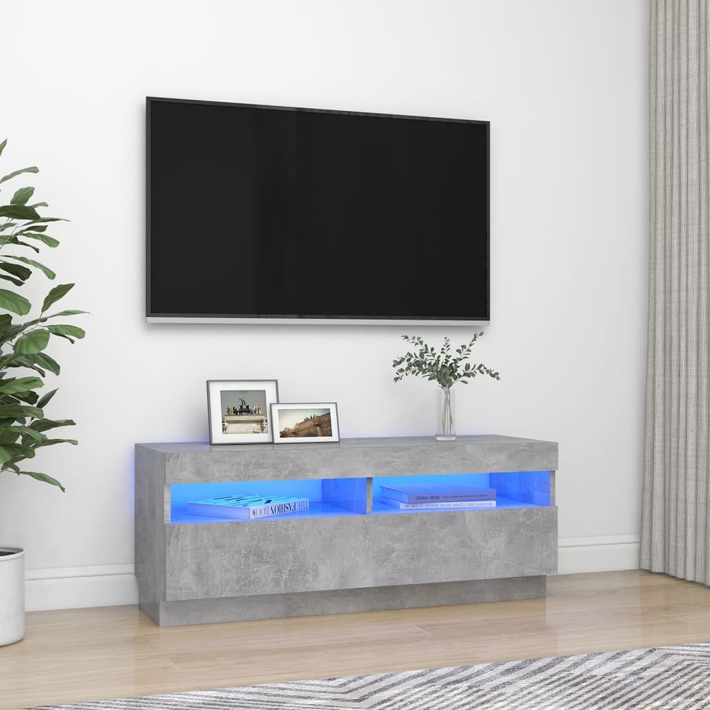 Tv-meubel met LED-verlichting 100x35x40 cm