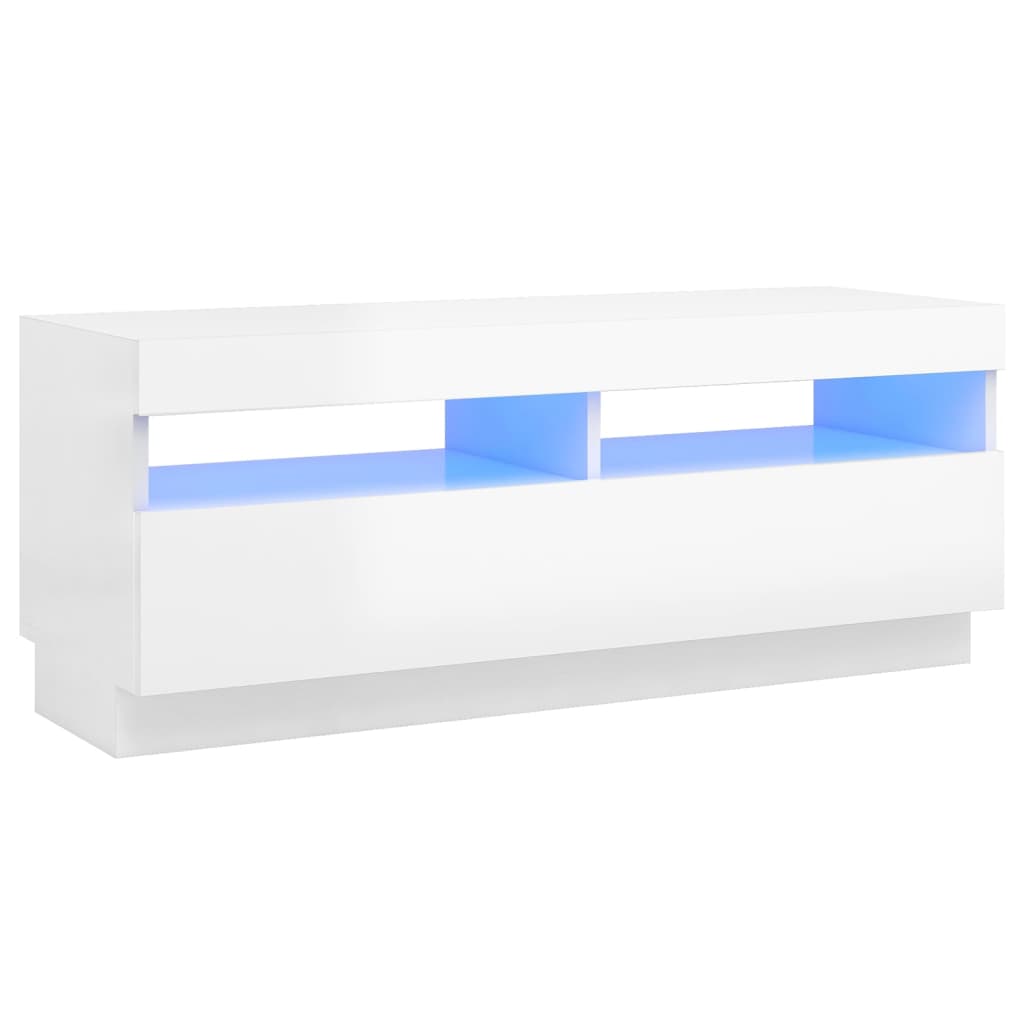 Tv-meubel met LED-verlichting 100x35x40 cm