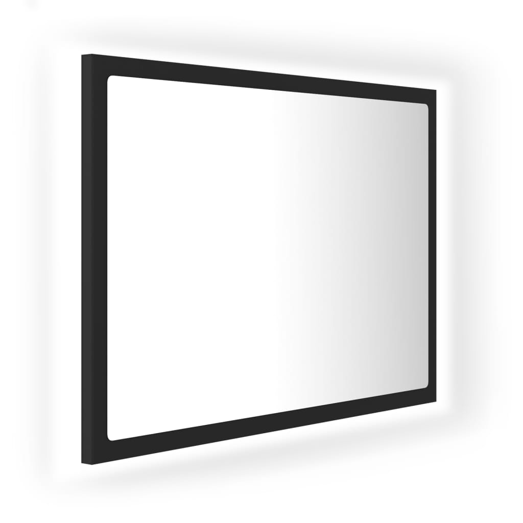 Miroir de salle de bain LED 60x8,5x37 cm acrylique