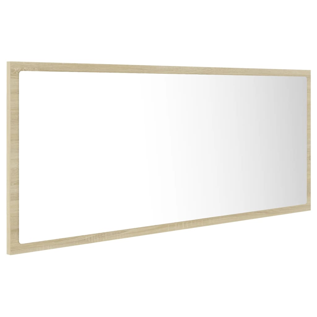 Miroir de salle de bain LED 100x8,5x37 cm acrylique